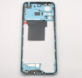 Средняя часть корпуса для телефона Xiaomi Redmi Note 12 Pro 4G (голубой)